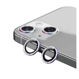 Nettech Apple iPhone 14 Uyumlu Diamond Taşlı Model Kamera Cam Koruyucu (Gökkuşağı) NT97512