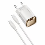 İPhone 1516 Samsung Xiaomi Uyumlu RealPower 30W GaN TypeC Hızlı Şarj Seti Beyaz