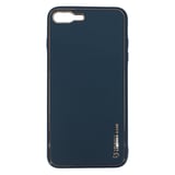 Nettech Apple iPhone 7 Plus Uyumlu Coco Leather Seri Arka Koruma Kılıf (Lacivert) NT90399