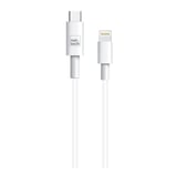 Nettech NTDC10 2.4A Plastik 100 Cm TypeC To Lightning Şarj ve Data Kablosu (Beyaz) NTDC10