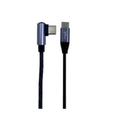 Helt HTDC13 PD 45W İp Örgü 100 Cm TypeC To TypeC Şarj ve Data Kablosu (Siyah) NT31291
