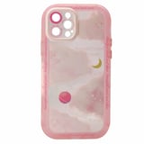 Nettech Apple iPhone 12 Pro Uyumlu Gif Seri Arka Koruma Kılıf (Pembe) NT97249