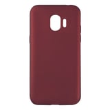 Nettech Samsung Galaxy J250 J2 Pro Uyumlu Suide Arka Koruma Kılıf (Bordo) VR1541