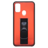 Nettech Samsung Galaxy M21 Uyumlu MicroCase Mıknatıs Yüzüklü Arka Koruma Kılıf (Kırmızı) NT87025