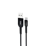 Loov Tech DK53 Plastik 100 Cm Micro Şarj ve Data Kablosu (Siyah) NT104346