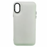 Nettech Samsung Galaxy A03 Core Uyumlu Casetify Buff Seri Arka Koruma Kılıf (Beyaz) NT99426
