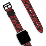 Nettech Apple Watch Seri 40/38 mm Uyumlu Deri Kordon (Siyah) NT112131