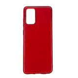 Nettech Samsung Galaxy S20 Ultra Uyumlu Coco Leather Seri Arka Koruma Kılıf (Kırmızı) NT99824