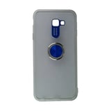 Nettech Samsung Galaxy J4 Plus Uyumlu Doris Ring Arka Koruma Kılıf (Şeffaf) VR14959
