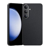 Nettech Samsung Galaxy Z Fold 5 Uyumlu NTN018 Kevlar Carbon Arka Koruma Kılıf (Siyah) NT106461