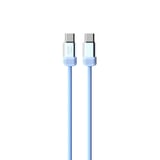 Nettech NTDC47 60W Plastik 100 Cm TypeC To TypeC Şarj ve Data Kablosu (Mavi) NT108320