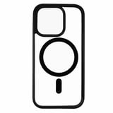 Nettech Apple iPhone 14 Pro Uyumlu Orjin Case MagSafe Manyetik Arka Koruma Kılıf (Siyah) NT96724