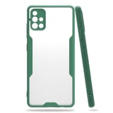 Nettech Samsung Galaxy A71 Uyumlu Platin Seri Arka Koruma Kılıf (Yeşil) NT86363