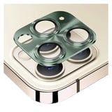 Nettech Apple iPhone 11 Pro Uyumlu Metalik Seri Kamera Cam Koruyucu (Yeşil) NT90368