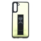 Nettech Samsung Galaxy S21 Plus Uyumlu MicroCase Mıknatıs Yüzüklü Arka Koruma Kılıf (Sarı) NT87040