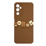 Nettech Samsung Galaxy M34 Uyumlu Lüx Bear Arka Koruma Kılıf (Kahverengi) NT105810