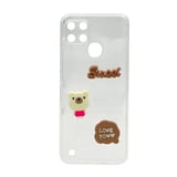 Nettech Realme C25S Uyumlu Maskot Seri Arka Koruma Kılıf (Şeffaf) NT106189