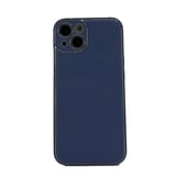 Nettech Apple iPhone 14 Uyumlu Coco Leather Seri Arka Koruma Kılıf (Gri) NT99615