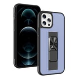 Nettech Apple iPhone 12 Pro Max Uyumlu MicroCase Mıknatıs Yüzüklü Arka Koruma Kılıf (Lila) NT86930