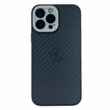 Nettech Apple iPhone 13 Pro Uyumlu Grand Karbon Seri Arka Koruma Kılıf (Sierra Mavisi) NT100492