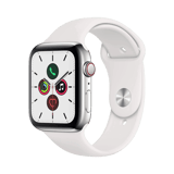 Apple Watch Series 5  Paslanmaz Çelik  44mm  Cellular  Gümüş