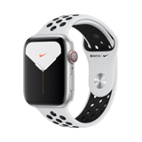 Apple Watch Series 5 Nike  Alüminyum  44mm  GPS + Cellular  Gümüş