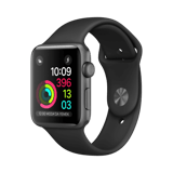 Apple Watch Series 2  Alüminyum  42mm  GPS  Gece yarısı