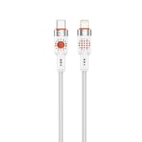 Nettech NTDC33 30W Plastik 100 Cm TypeC To Lightning Şarj ve Data Kablosu (Beyaz) NT108302