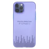 Nettech Apple iPhone 12 Pro Uyumlu Ultra Slim Arka Koruma Kılıf (Lila) NT90619