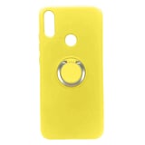 Nettech Xiaomi Redmi Note 7 Pro Uyumlu Nano Ring Arka Koruma Kılıf (Sarı) NT81797