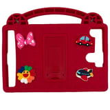 Nettech Universal 10 Inch Uyumlu Kids Standlı Arka Koruma (Kırmızı) NT106402