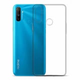 Nettech Realme C3 Uyumlu Tıpalı Şeffaf Seri Arka Koruma Kılıf (Şeffaf) NT83746