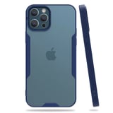 Nettech Apple iPhone 12 Pro Max Uyumlu Platin Seri Arka Koruma Kılıf (Lacivert) NT86304