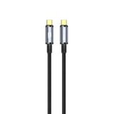 Nettech NTDC49 USB3.2 20Gbps HDTV Plastik 100 Cm TypeC To TypeC Şarj ve Data Kablosu (Siyah) NT108322