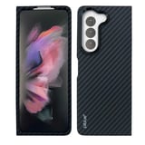 Nettech Samsung Galaxy Z Fold 5 Uyumlu Karbon Seri Arka Koruma Kılıf (Siyah) NT111513