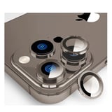 Nettech Apple iPhone 15 Pro Uyumlu Safir Lens Kamera Cam Koruyucu (Natural) NT103565