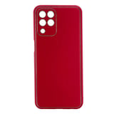 Nettech Samsung Galaxy M33 Uyumlu Coco Leather Seri Arka Koruma Kılıf (Kırmızı) NT102136