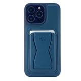 Nettech Apple iPhone 13 Pro Max Uyumlu Deri Purse Seri Arka Koruma Kılıf (Lacivert) NT101337