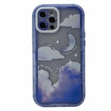 Nettech Apple iPhone 12 Pro Max Uyumlu Gif Seri Arka Koruma Kılıf (Mavi) NT97251