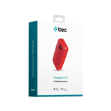 Ttec ChargeUp LCD 20.000mAh Taşınabilir Hızlı Şarj Aleti / Powerbank 2BB211GK Kırmızı