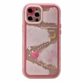 Nettech Apple iPhone 12 Pro Max Uyumlu Gif Seri Arka Koruma Kılıf (Pembe) NT97252