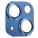 Nettech Apple iPhone 14 Uyumlu Metalik Seri Kamera Cam Koruyucu (Mavi) NT97524