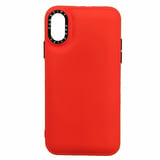 Nettech Vivo Y02S Uyumlu Casetify Buff Seri Arka Koruma Kılıf (Kırmızı) NT99725