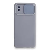 Nettech Samsung Galaxy A01 Core Uyumlu Kızaklı Kamera Korumalı Arka Koruma Kılıf (Gri) NT87152