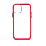 Nettech Apple iPhone 12 Pro Max Uyumlu Crystal Hybrid Seri Arka Koruma Kılıf (Kırmızı) NT88807