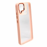 Nettech Realme C25 Uyumlu Soft Akrilik Seri Arka Koruma Kılıf (Pembe) NT93731