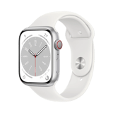Apple Watch Series 8  Alüminyum  45mm  Cellular  Gümüş