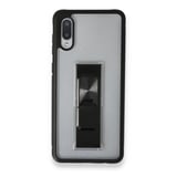 Nettech Samsung Galaxy A02 Uyumlu MicroCase Mıknatıs Yüzüklü Arka Koruma Kılıf (Beyaz) NT86958