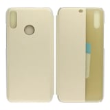 Huawei Huawei Y7 Prime 2019 Uyumlu Smart View Kapaklı Kılıf (Gold) VR17844