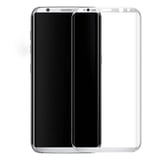 Helt Samsung Galaxy G950 S8 Uyumlu 3D SuperGlass Full Cam Koruyucu (Gümüş) VR9537